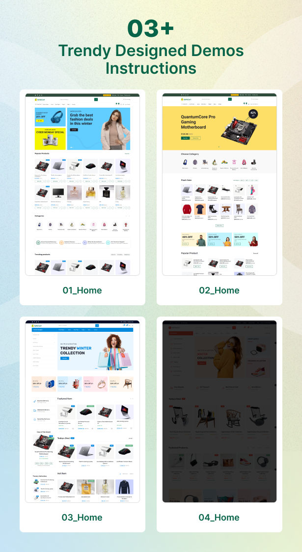 Safecart – Multi-Vendor Laravel eCommerce platform